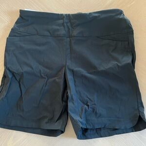 Lady Hagen Black Athletic Shorts with Wide Waistband